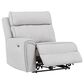Ashley Social Pointe 5-Piece Power Symmetrical Reclining Sectional with Armless Recliner in Pearl and Ash, , large