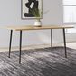 Ashley Gretlynn Rectangular Dining Table in Light Natural and Matte Black - Table Only, , large