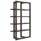 Ashley Breckington 3-Piece Desk with Bookcase and Chair Set in Dark Brown, , large