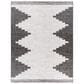 Surya Eagean EAG-2356 Black, Off-White and Charcoal 7"10" x 10"2" Indoor/Outdoor Area Rug, , large