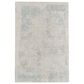 Nourison Harmony 2" x 3" Ivory and Aqua Area Rug, , large