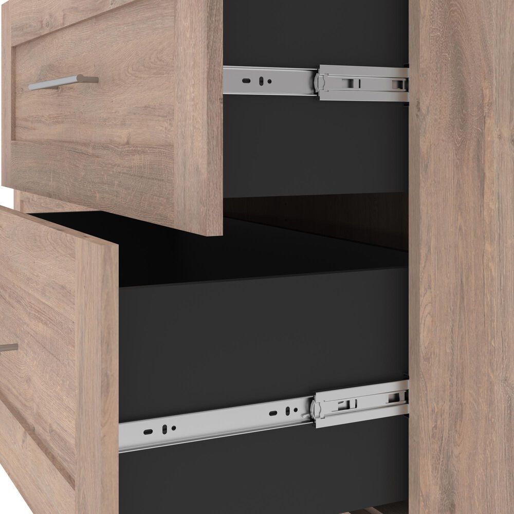 Bestar Pur 72&quot; Closet Organizer in Rustic Brown, , large