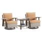 Sunwell Garden 3-Piece Patio Chat Set in Tan, , large