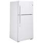 GE Appliances 19.2 Cu. Ft. Top Freezer Refrigerator with Reversible Door in White, , large