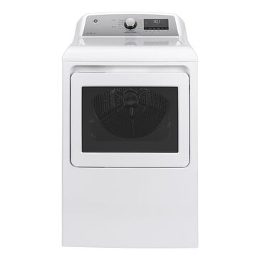 GE Appliances 7.4 Cu. Ft. Electric Dryer with Steam in White, , large