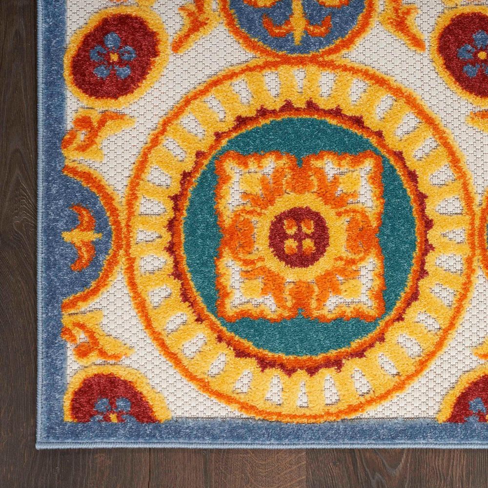 Nourison Aloha Oriental 3&#39;6&quot; x 5&#39;6&quot; Multicolor Indoor/Outdoor Area Rug, , large
