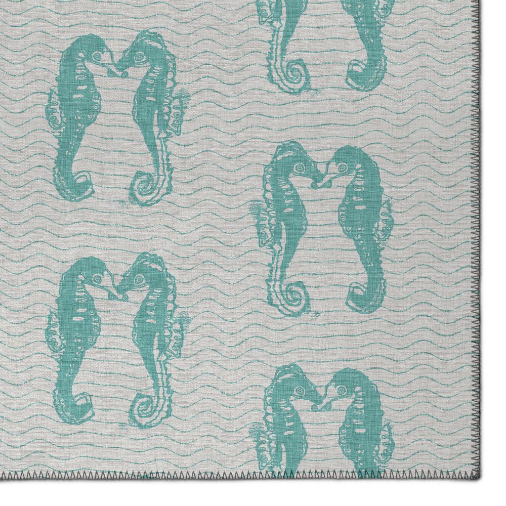 Dalyn Rug Company Seabreeze SZ15 6&#39; x 9&#39; Teal Area Rug, , large