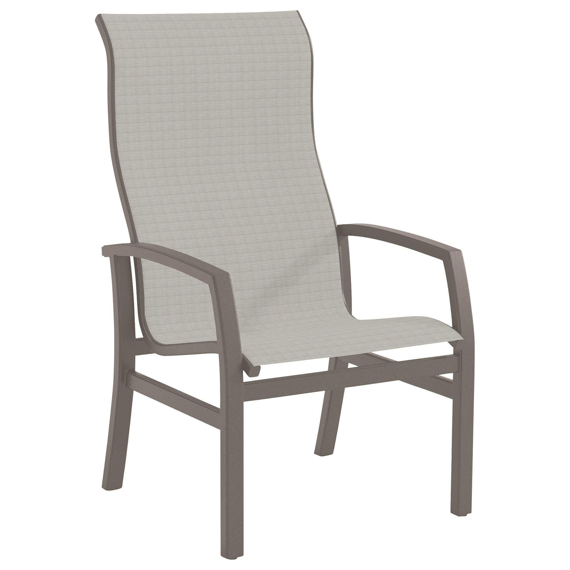 Tropitone Muirlands Sling High Back Dining Chair in Corniche NFM
