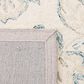 Safavieh Micro-Loop MLP477A 3" x 5" Ivory and Blue Area Rug, , large