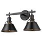 Golden Lighting Orwell 2-Light Bath Vanity in Black, , large