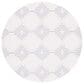 Safavieh Marrakesh MRK532B 6"7" Round Ivory and Grey Area Rug, , large