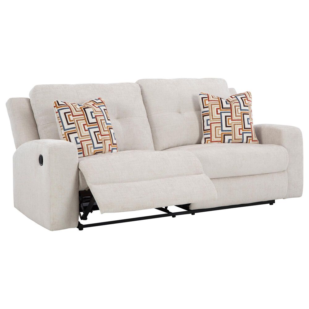 Ashley Danum Manual Reclining Sofa in Stone, , large