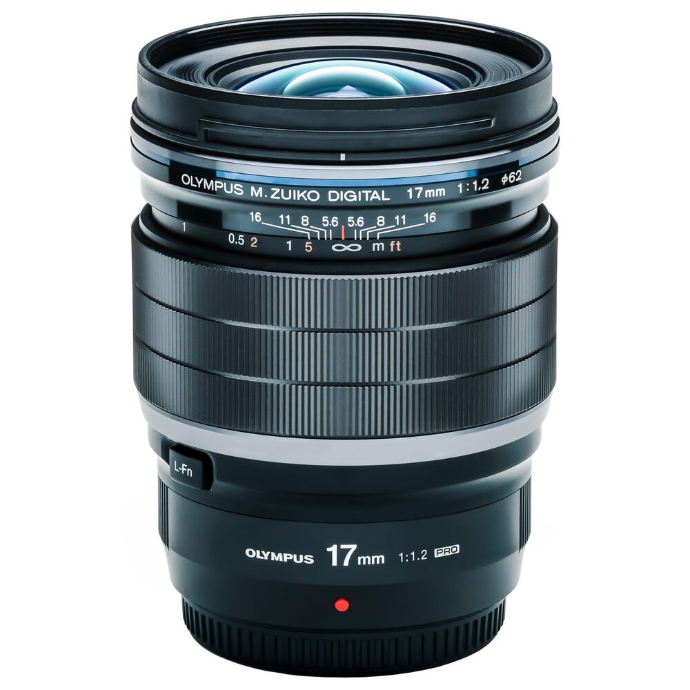 OM- System M.Zuiko Digital ED 17mm f/1.2 Pro Lens in Black, , large