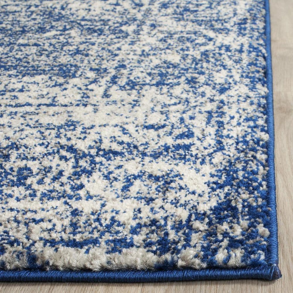 Safavieh Evoke EVK270A-5 5&#39;1&quot; x 7&#39;6&quot; Navy/Ivory Area Rug, , large