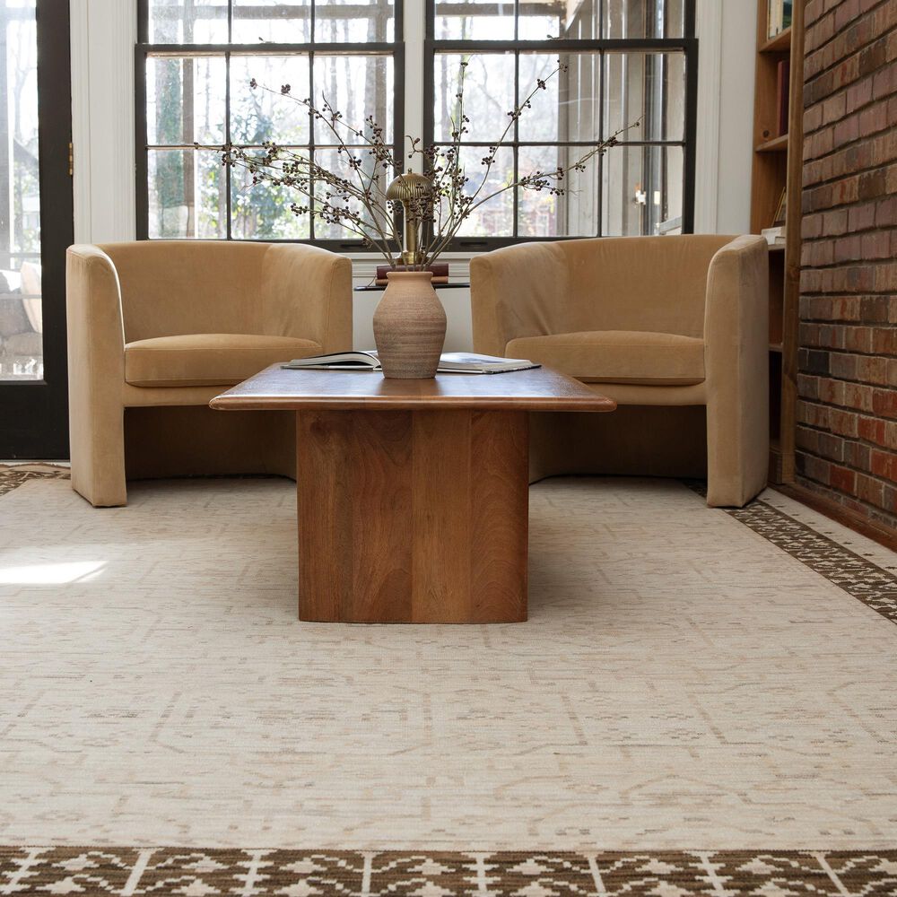 Oriental Weavers Acacia Beige and Brown 7&#39;10&quot; x 10&#39;10&quot; Area Rug, , large