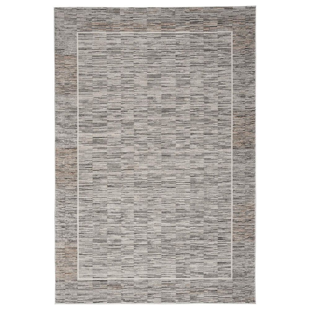 Nourison Desire 7"10" x 9"10" Charcoal and Grey Area Rug, , large