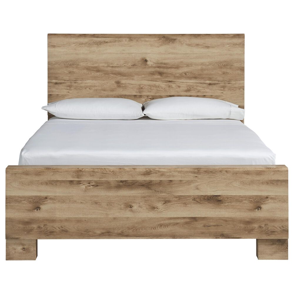 Ashley Hyanna 5-Piece King Bedroom Set in Golden Rustic, , large