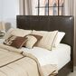 Crosley Furniture Drake King Bed Set in Brown, , large