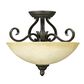 Golden Lighting Riverton Semi-Flush in Peppercorn, , large