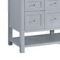 James Martin Vanities Breckenridge 60" Single Bathroom Vanity Cabinet in Serenity Blue, , large