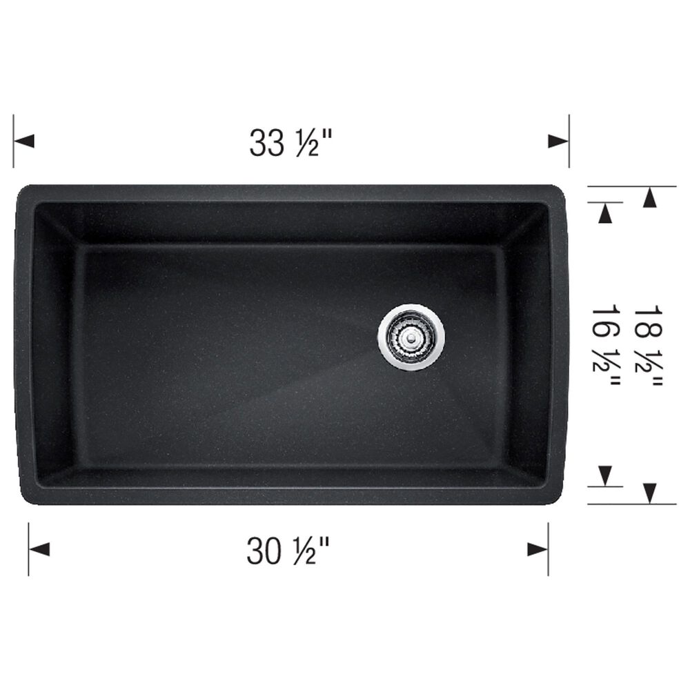 Blanco Diamond Super Single Bowl Kitchen Sink in Soft White, , large