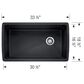 Blanco Diamond Super Single Bowl Kitchen Sink in Soft White, , large