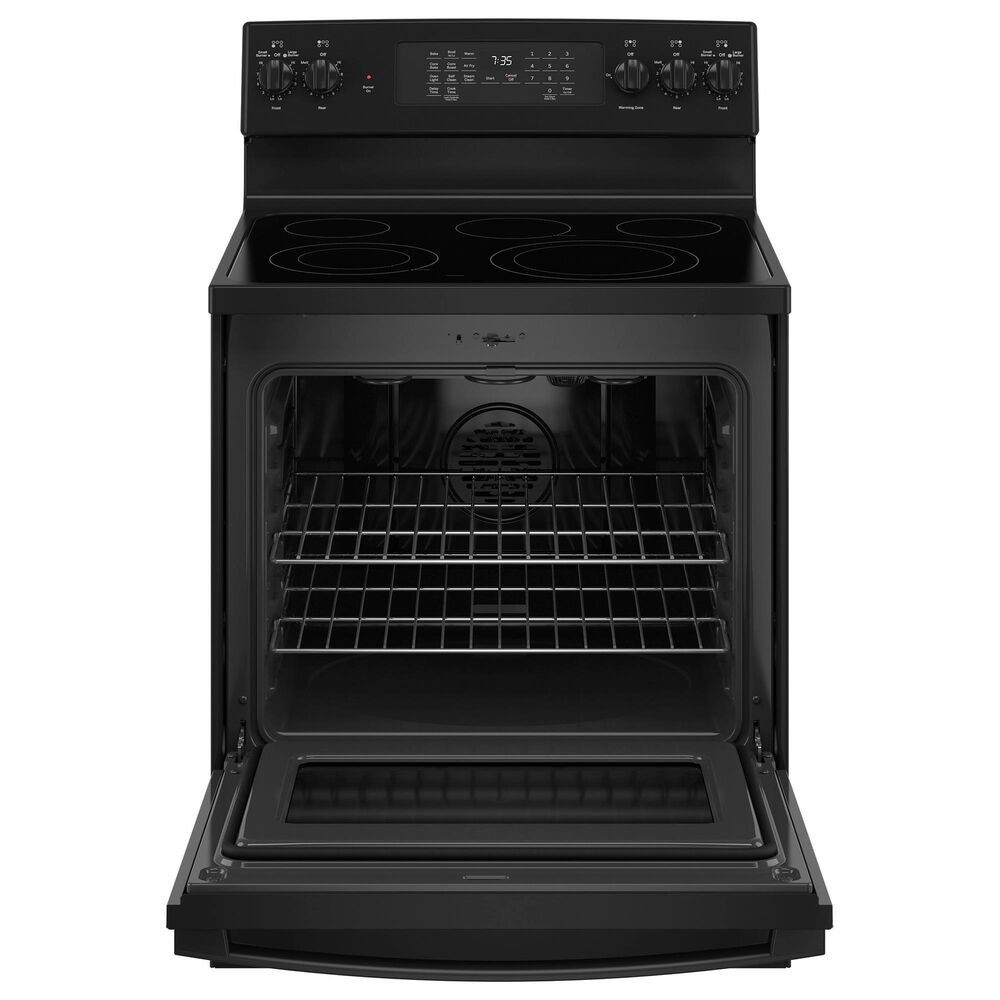 GE Appliances 2-Piece Kitchen Package with 30&#39;&#39; Electric Range and 1.9 Cu. Ft. Microwave Oven in Black, , large