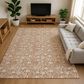 Dalyn Rug Company Soft Essentials Floral Copper 3" x 5" Indoor/Outdoor Area Rug, , large