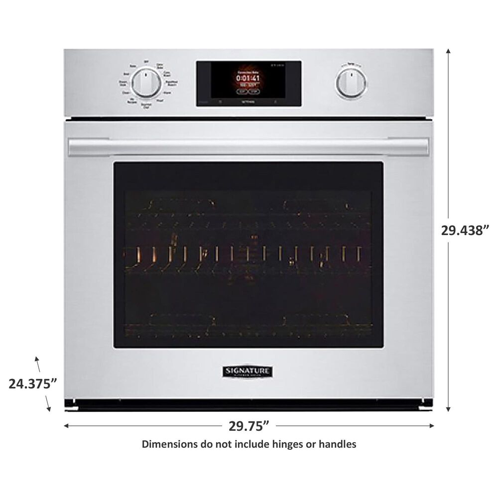Signature Kitchen Suite 30&quot; Single Wall Oven with Steam-Combination in Stainless Steel, , large