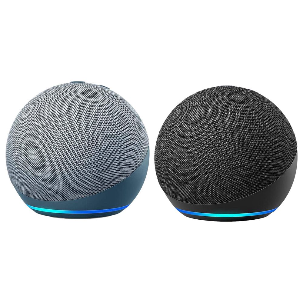 Amazon Echo Dot 4 Smart Speaker in Twilight Blue and Charcoal, , large