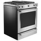 KitchenAid 30" 5-Burner Dual Fuel Convection Slide-In Range with Baking Drawer in Stainless Steel, , large