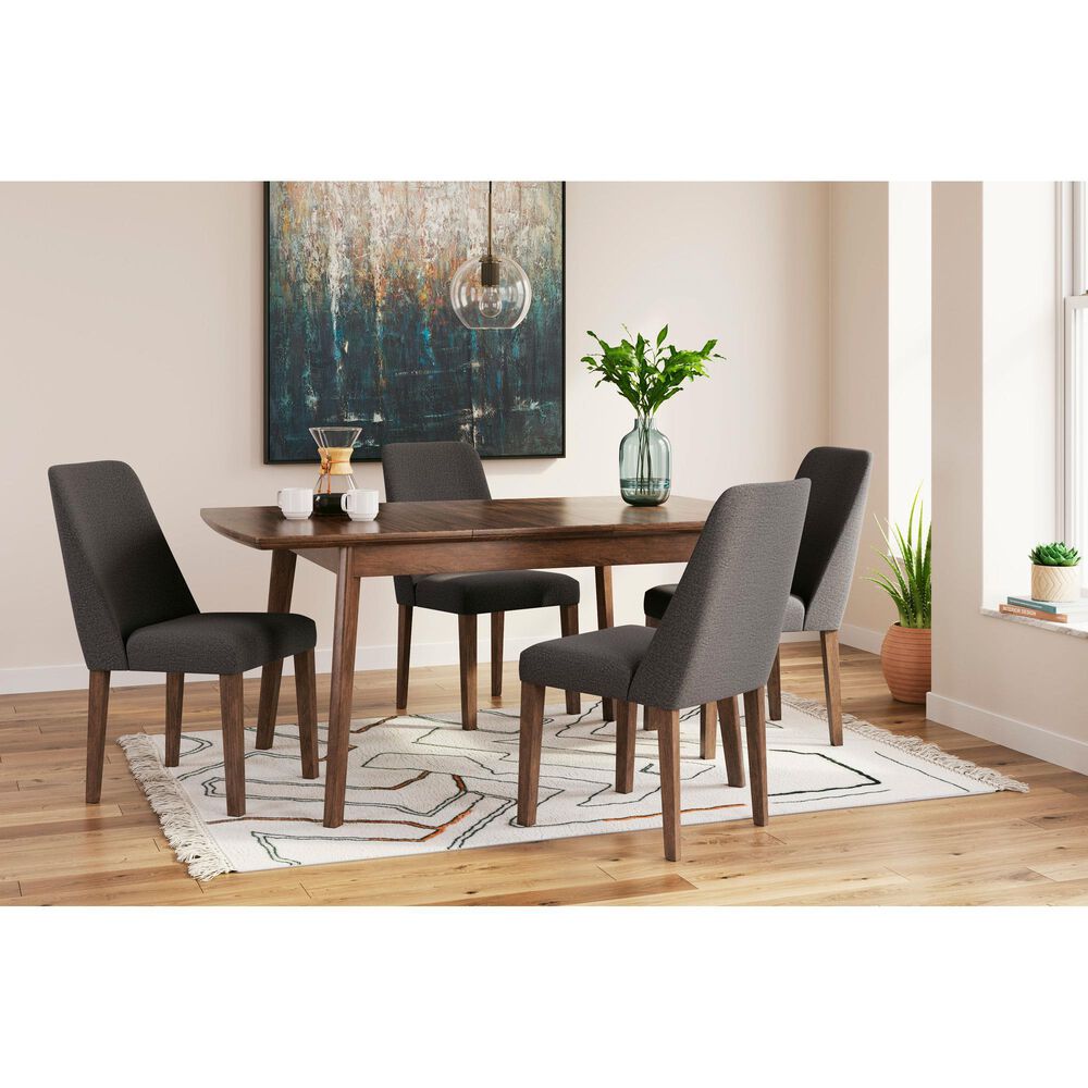 Ashley Lyncott Extension Dining Table in Medium Brown - Table Only, , large