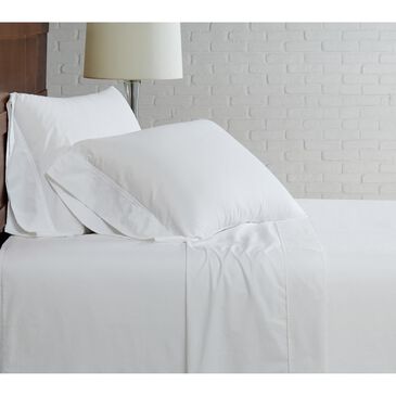 Pem America Brooklyn Loom Classic 4-Piece King Sheet Set in White, , large