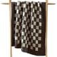 Sunday Citizen Checkerboard Throw in Mocha and Sahara Tan, , large
