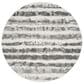 Safavieh Adirondack ADR126N 4" Round Ivory and Charcoal Area Rug, , large