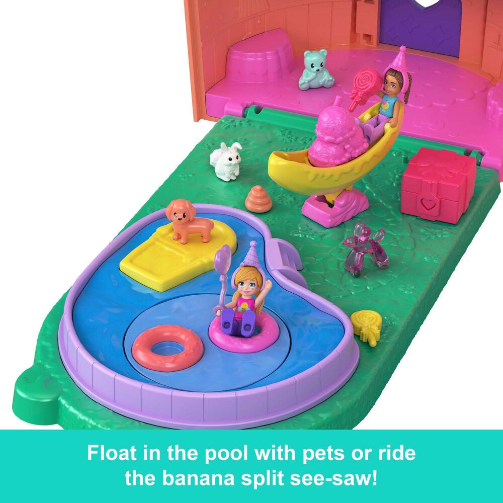 Polly Pocket Gelato House Playset with Dolls in Multicolor, , large