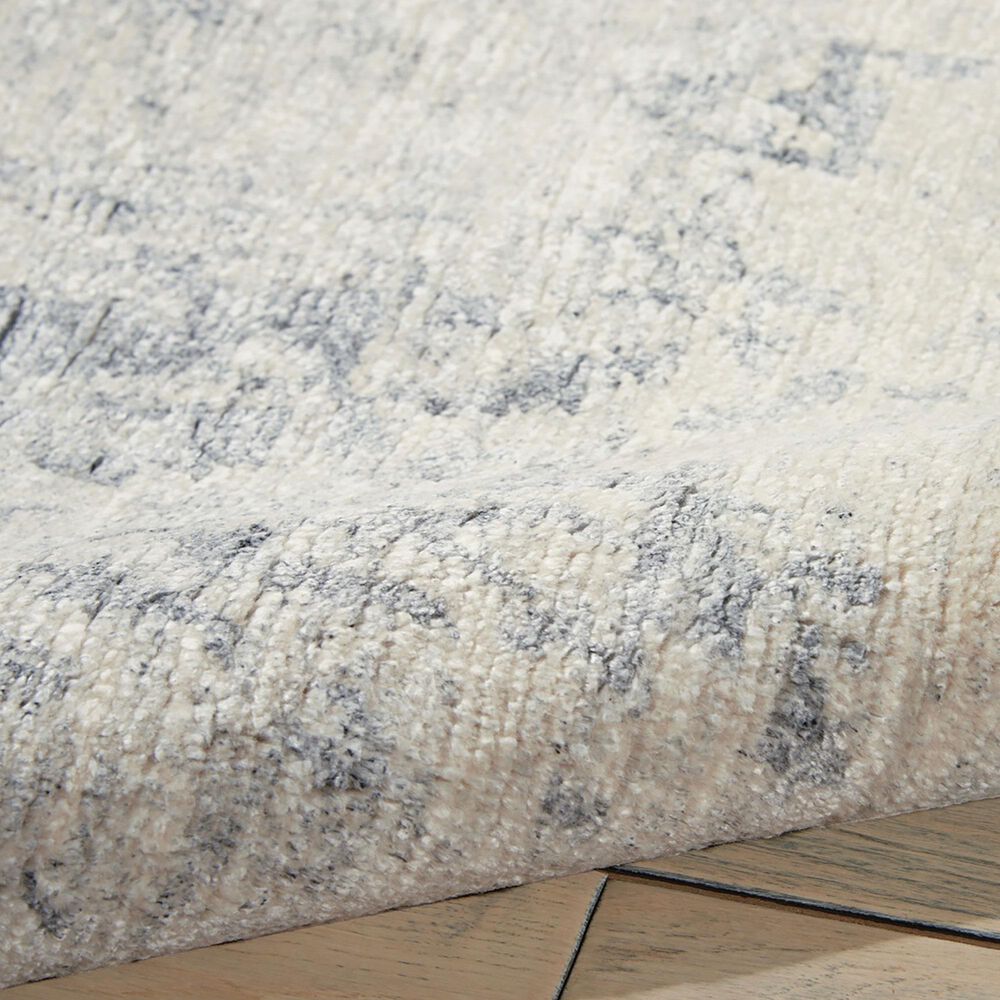 Nourison Silk Shadows 7&#39;9&quot; x 9&#39;9&quot; Sterling Area Rug, , large