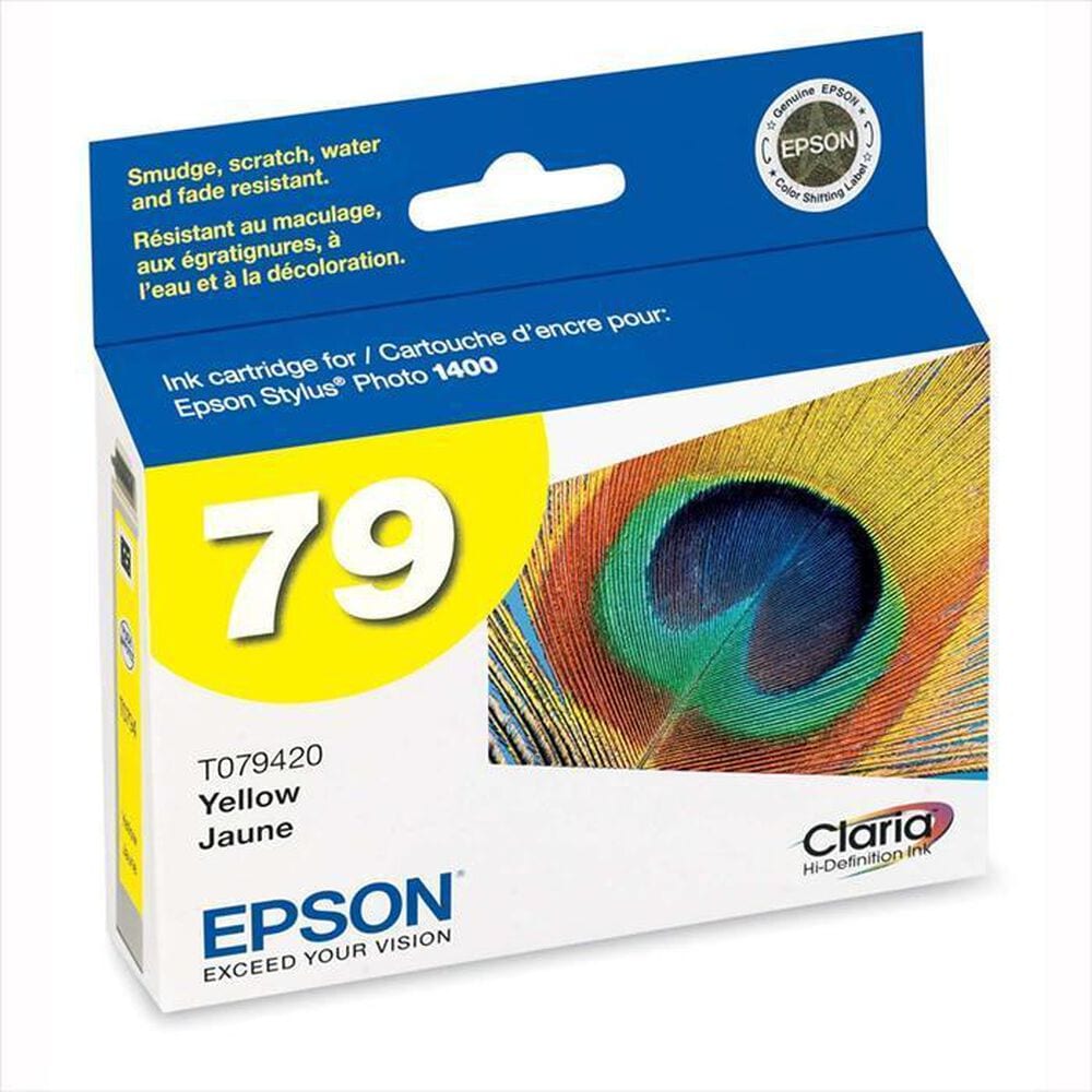 Epson 79 High-Capacity Yellow Ink Cartridge For Stylus Photo 1400 Printer, , large