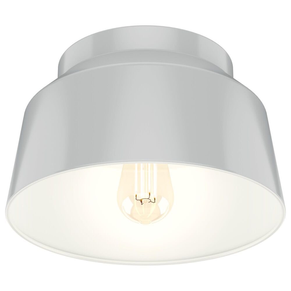Hunter Cranbrook 1-Light Flush Mount in Dove Grey, , large