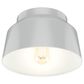Hunter Cranbrook 1-Light Flush Mount in Dove Grey, , large