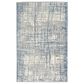 Nourison Rush 3"2" x 5" Ivory and Blue Area Rug, , large