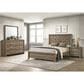 Crown Mark Valor 4-Piece Queen Bedroom Set in Light Brown, , large
