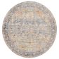 Surya Chicago CHG2307 6"7" Round Blue, Light Beige, Mustard, Brick Red, Burnt Orange, Slate, Taupe Area Rug, , large