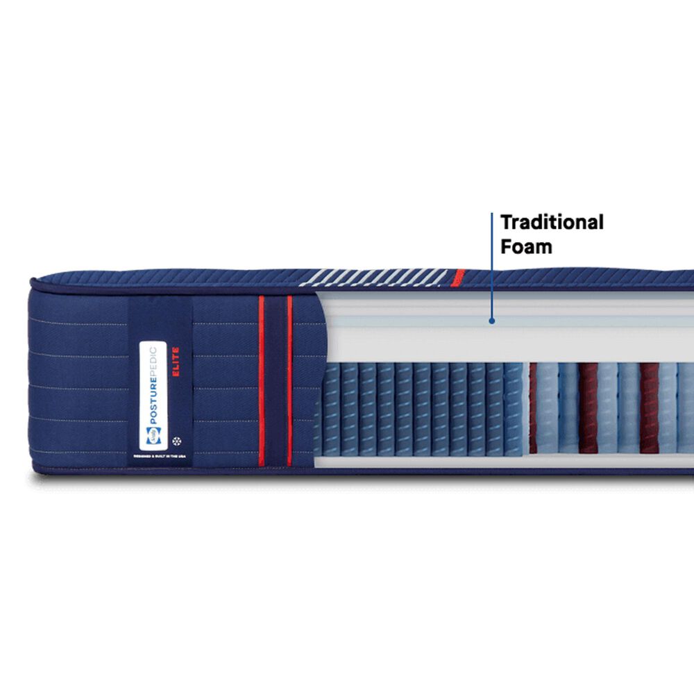 Sealy Posturepedic Elite Spring Brenham II Medium Split California King Mattress, , large