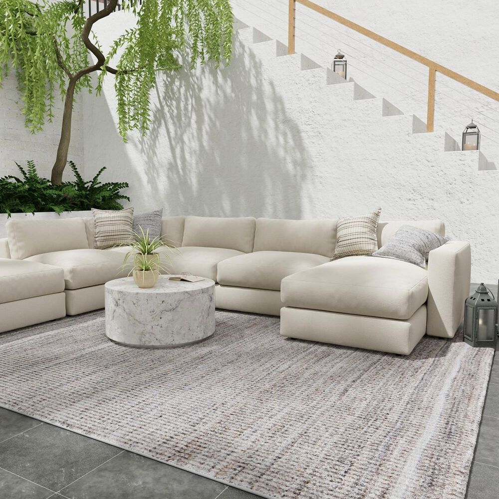 Feizy Rugs Limerick 9&#39; x 12&#39; Brown Area Rug, , large