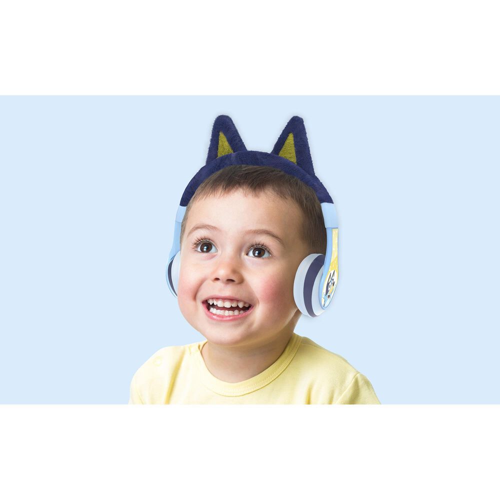 KIDdesigns Bluey Bluetooth Wireless Headphones in Blue, , large