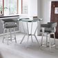 Blue River Naomi and Lorin 3-Piece Counter Height Dining Set in Stainless Steel, , large