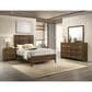 Crown Mark Lorraine Dresser Mirror in Medium Brown, , large