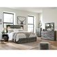 Ashley Baystorm 3-Piece King Panel Headboard Set in Gray, , large