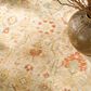 Nourison Antique Bloom Taupe and Multicolor 8" x 10" Area Rug, , large